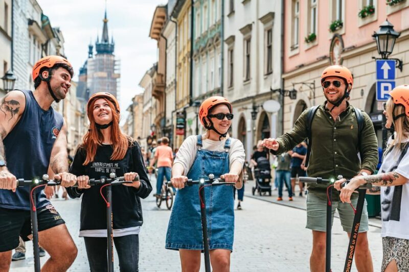 Krakow: Guided E-Scooter City Tour with Food Tastings - An Introduction to the Tour Experience