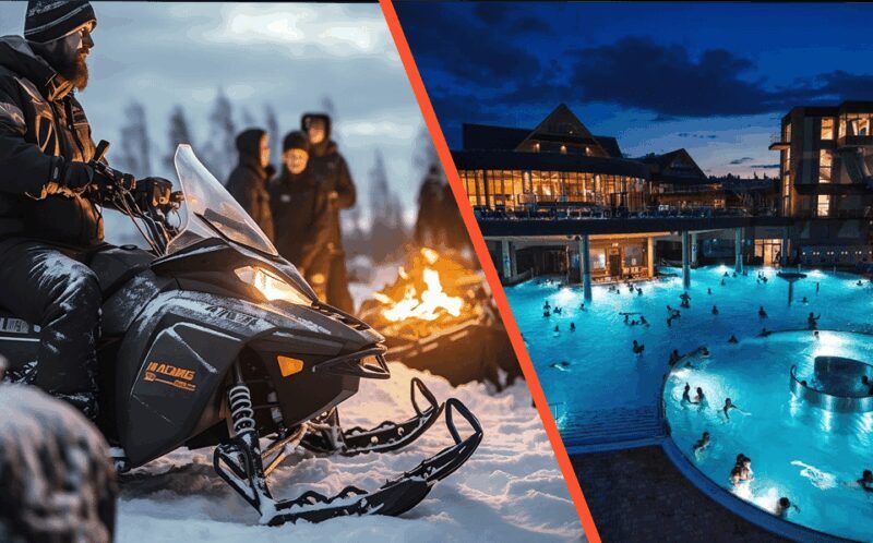 Krakow: Snowmobile Ride with Thermal Pools and Hotel Pickup - Key Points