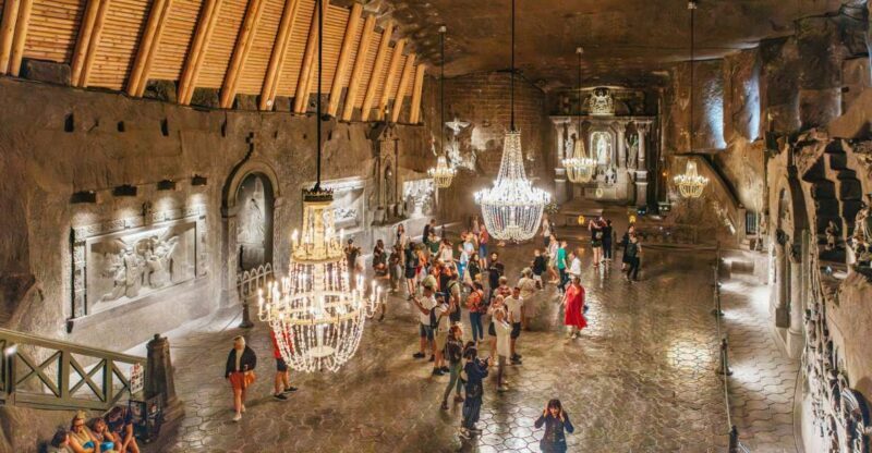 Krakow: Wieliczka Salt Mine Entry Ticket & Guided Tour - Salt Sculptures, Chapels, and Artworks