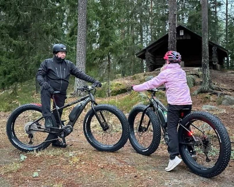 Kuusisto island: Electric fatbike rental - Key Points