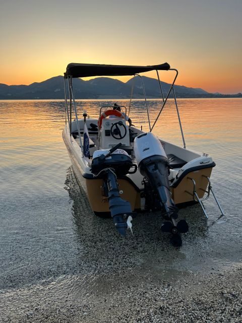 Laganas: Private boat rental with or without captain - Key Points