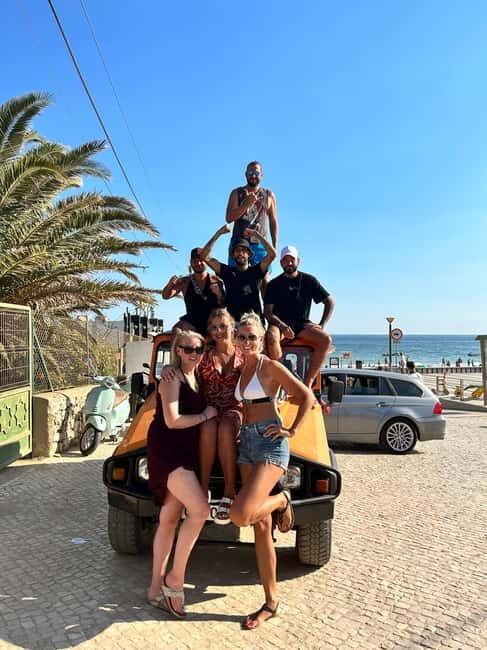 Lagos: Party - UMM Safari-Beer-Tour to the West-Coast - An Authentic Algarve Adventure in a Vintage Vehicle