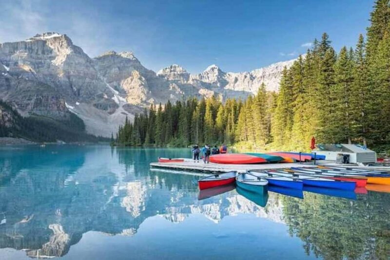 Lake Louise, Emerald Lake, Minnewanka Cruise & Banff Town - Key Points