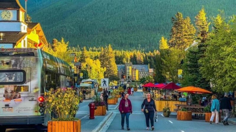Lake Louise, Emerald Lake, Minnewanka Cruise & Banff Town - Starting the Day: Pickup and Scenic Drive