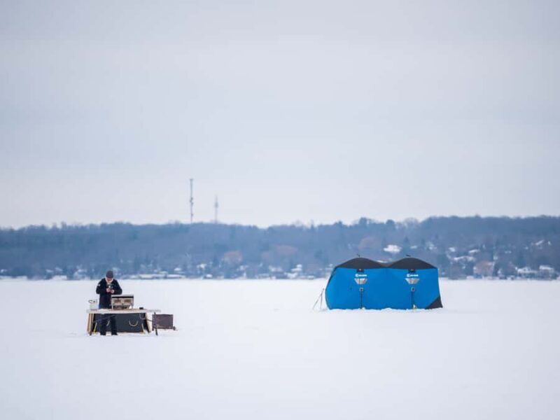 Lake Simcoe: Ice fishing experience - Key Points