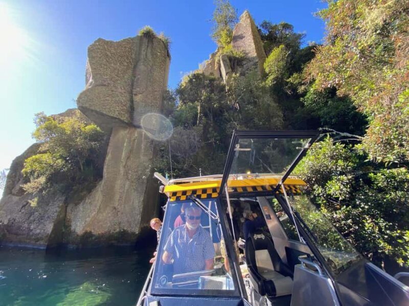 Lake Taupo Explorer Sightseeing Cruise with seasonal swim - Key Points