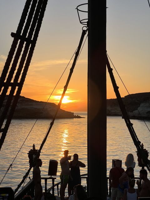 Lampedusa: Sunset Dolphin Sighting on a Pirate Ship - Key Points