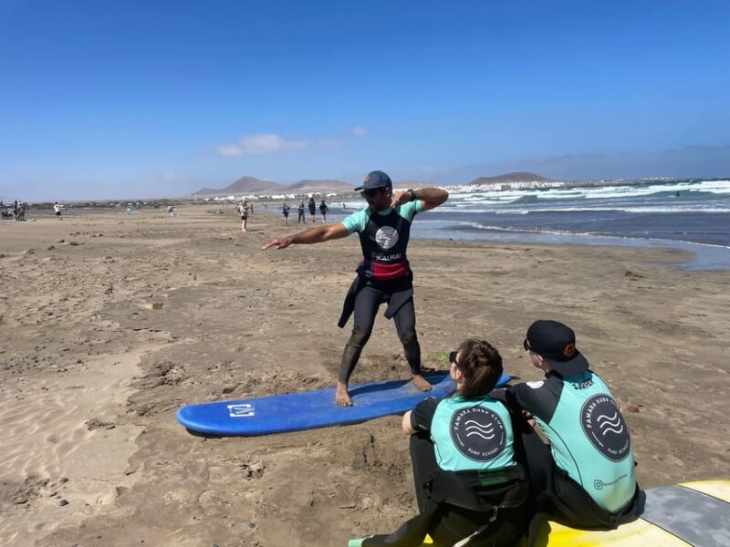 Lanzarote: dynamic surf lessons with friends or private lessons in Famara - The Sum Up