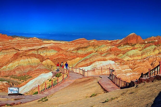Lanzhou Private Day Trip to Zhangye Danxia Geopark, Dafo Temple by Bullet Train - Exploring the Zhangye Danxia Geopark