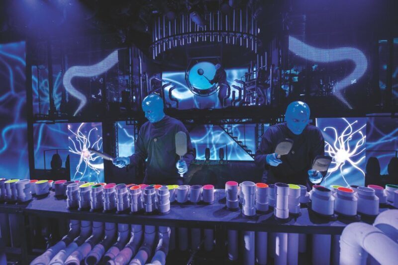 Las Vegas: Blue Man Group Show Ticket at Luxor Hotel - The Value of a Blue Man Group Ticket in Vegas