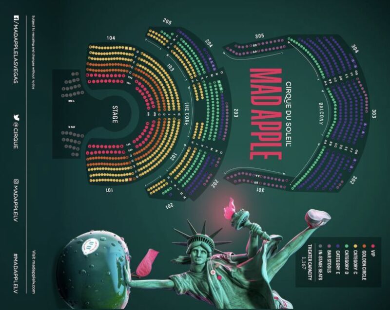 Las Vegas: Cirque du Soleil Mad Apple - Authentic Guest Perspectives