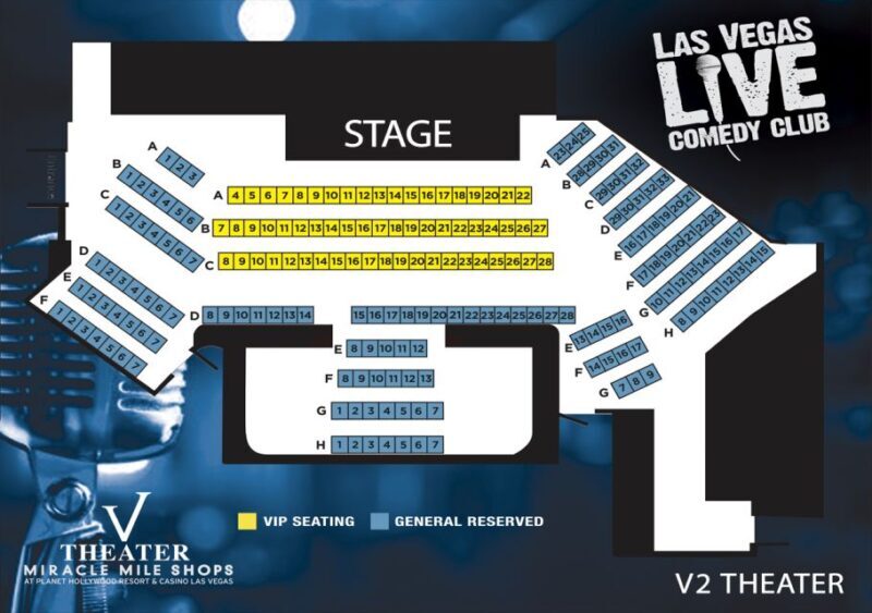 Las Vegas: Live Comedy Club Tickets - The Venue & Accessibility