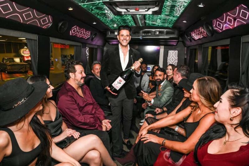 Las Vegas: Luxury Wine & Food Tour w/ Sommelier & Party Bus - Setting the Scene: VIP Treatment from the Start