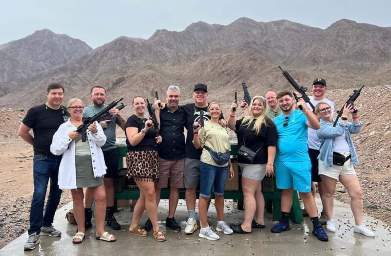 Las Vegas: Outdoor Machine Gun & Rifle Shooting with Pickup - Key Points