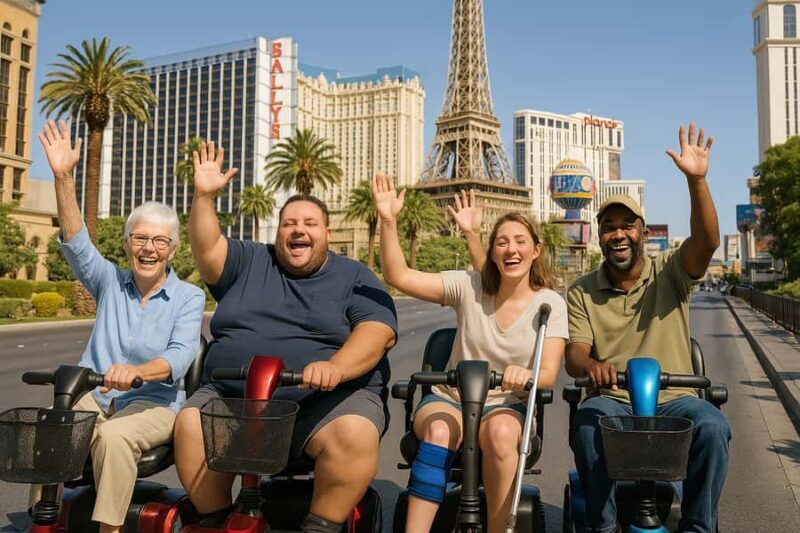Las Vegas Strip: Mobility Scooter Tour W/ Lunch - The Lunch Experience