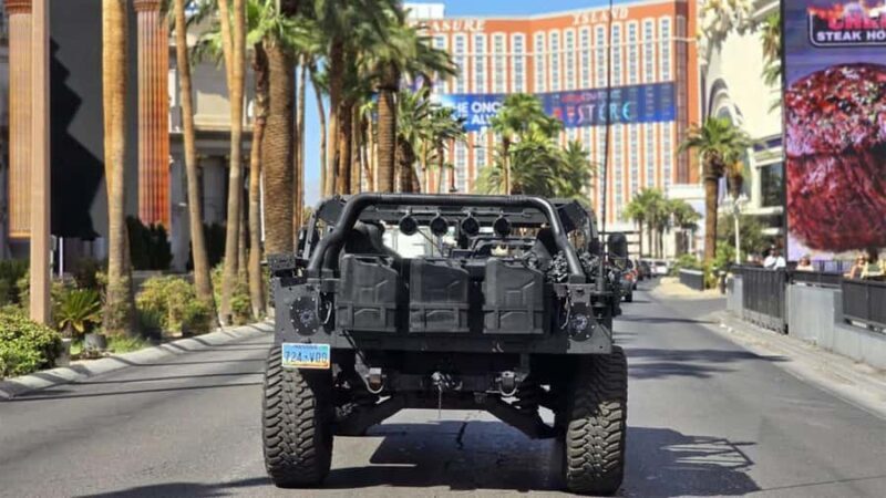 Las Vegas Strip Sightseeing Tour in a Military Hummer - The Beginning: Hotel Pickup and First Impressions