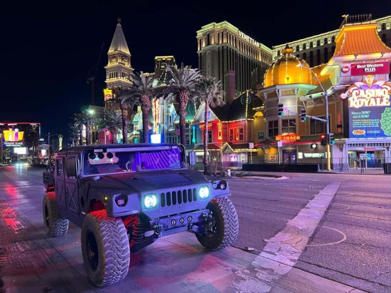 Las Vegas Strip Sightseeing Tour in a Military Hummer - Touring the Las Vegas Strip