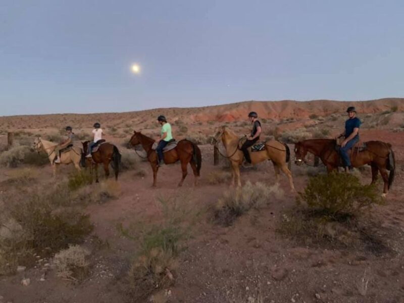 Las Vegas: Sunset Horseback Riding Tour with BBQ Dinner - Key Points