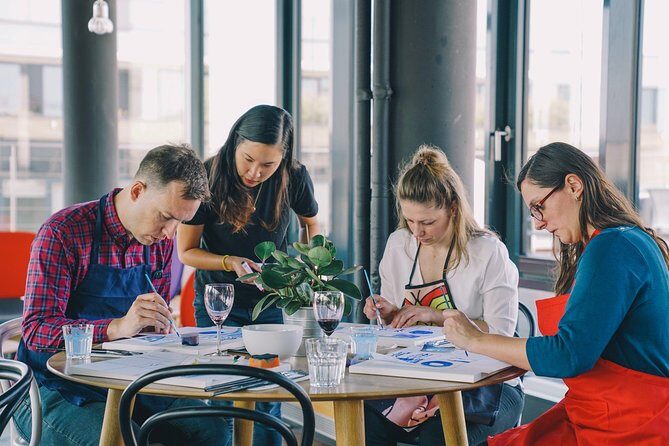 Learn to paint in Prague & sip some wine! - Key Points