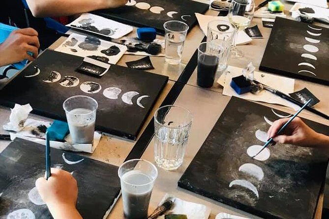 Learn to paint in Prague & sip some wine! - Group Size and Atmosphere