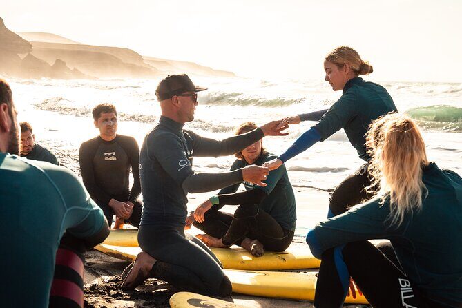 Learn to surf on the endless beaches in southern Fuerteventura - Key Points