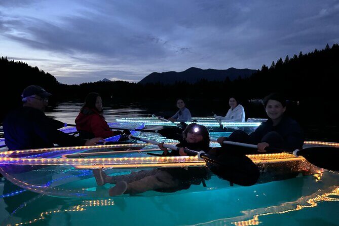 LED Illuminated Sunset Clear Kayak Tour //Kalispell, MT// - Experience Overview