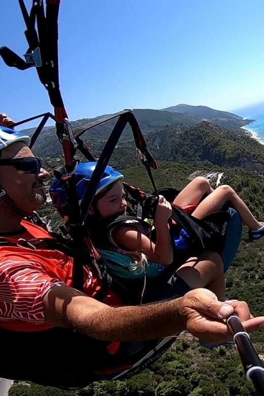 Lefkada paragliding tandem flighs/ Kathisma beach - Key Points