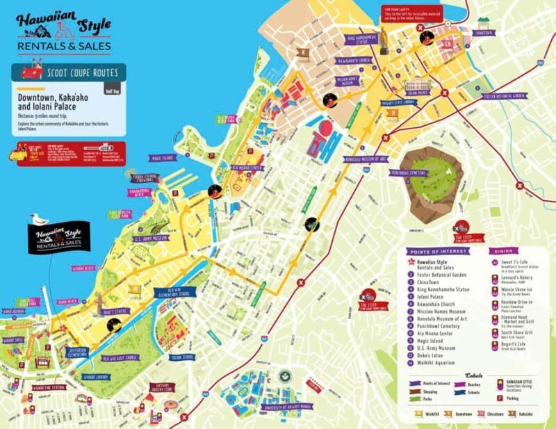 Lemon Rd: Waikiki Scoot Coupe Rental Kaka'ako & Downtown - Introduction