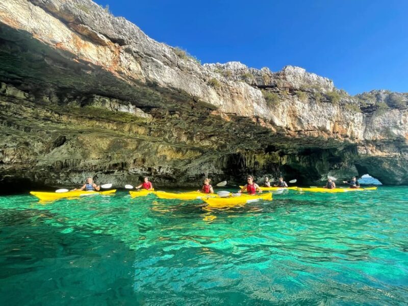 Leuca kayak tour + swimming + speleo-trek in cave - FAQs
