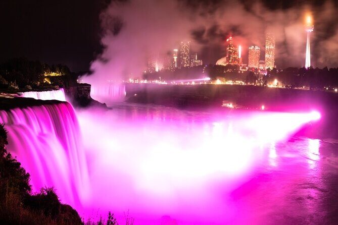 Light up The Falls Small Group Tour with Fallsview Dinner - Key Points