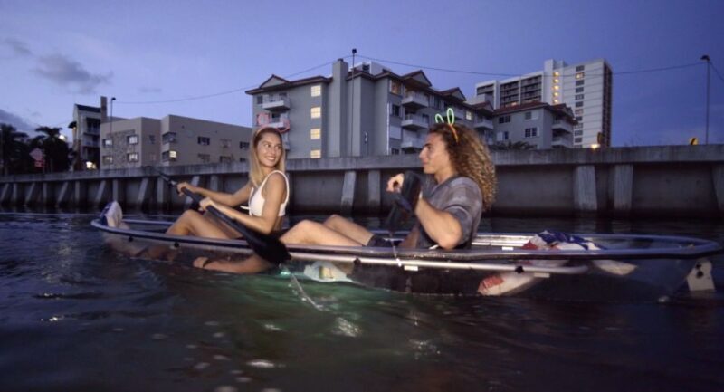 Lighted Clear Kayaks at Night w/ Champagne in Miami Beach - What’s Included and Why It Matters