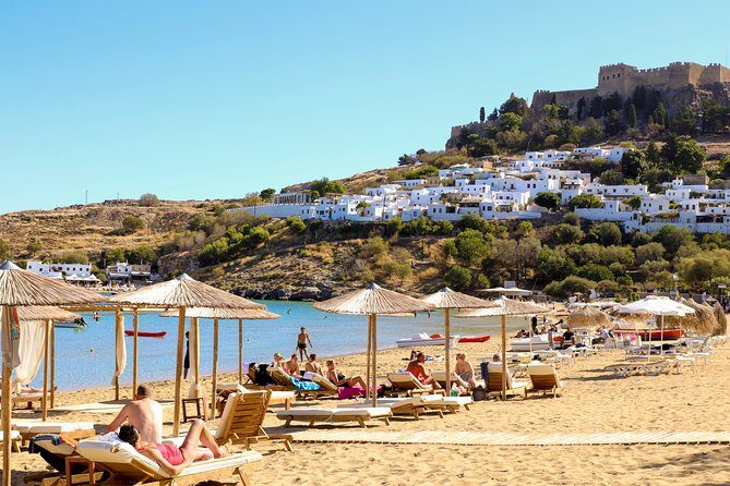 Lindos Day Cruise from Rhodes Town with Swimming stops and Hotel Transfers - Second Swimming Opportunity: Tsambika and Lindos Beaches