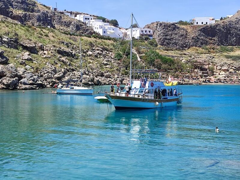 Lindos: Rhodes South-East Coast Cruise with Swim Stops - Key Points