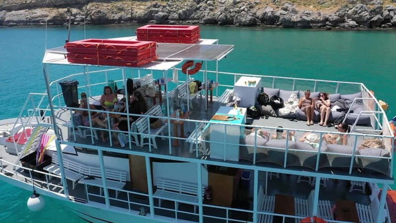 Lindos: The Aperoll Spritz boat trip, 4 swim stops - FAQ