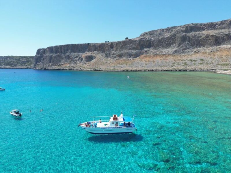 Lindos,Pefkos: All inclusive Swim & Snorkel Boat Cruise - The Sum Up