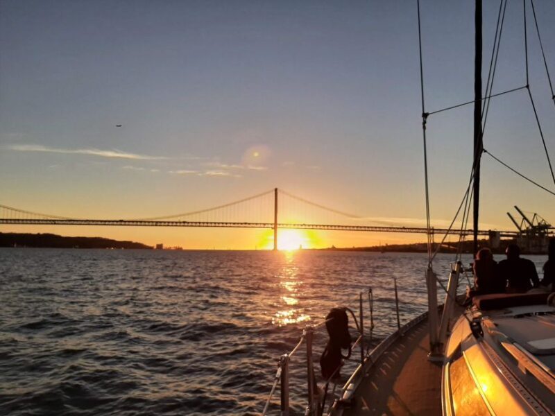 Lisbon: City Skyline Sailboat Cruise with Drink and Snacks - Key Points