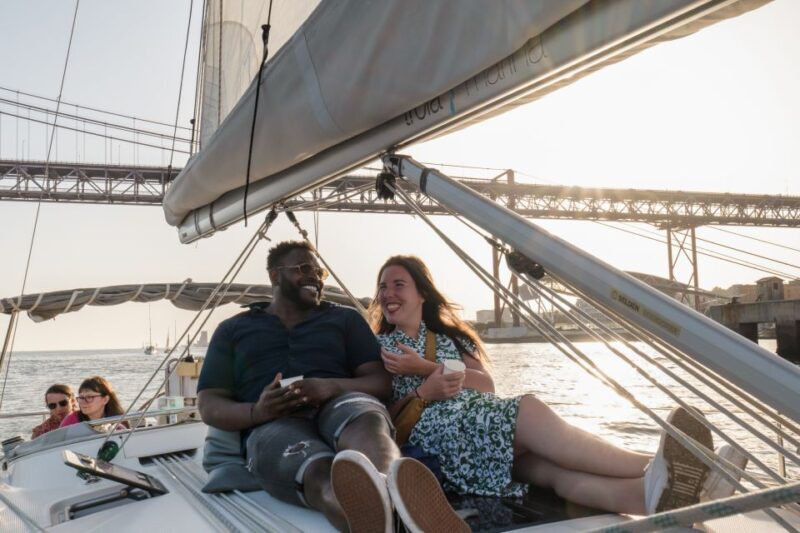 Lisbon: Daytime/Sunset/Night City Sailboat Tour with Drink - Key Points
