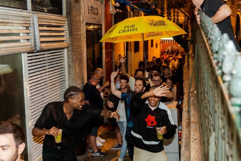 Lisbon PinkStreet Pubcrawl: 1hOpen Bar, Shots,VIP Club Entry - Discover Lisbon’s Nightlife with the PinkStreet Pubcrawl