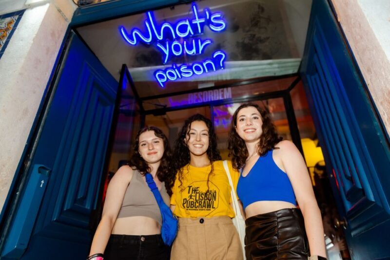 Lisbon PinkStreet Pubcrawl: 1hOpen Bar, Shots,VIP Club Entry - FAQ