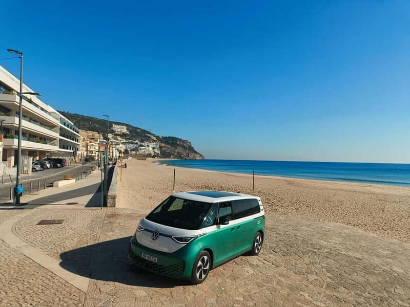 Lisbon: Sesimbra Stylish Electric ID.Buzz Tour with Lunch - An Eco-Chic Way to Discover Sesimbra