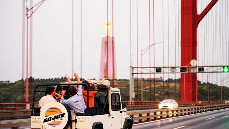 LISBON SUNSET TO NIGHT in Vintage Jeep with FOOD & DRINKS - Food & Drink Highlights