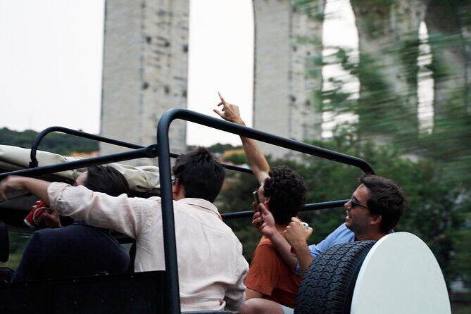 LISBON SUNSET TO NIGHT in Vintage Jeep with FOOD & DRINKS - Key Points