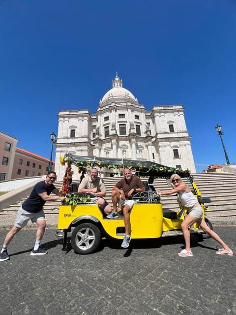 Lisbon:Half-day Guided Tuk Tuk Tour OldTown CityCenter Belem - Detailed Breakdown of the Itinerary