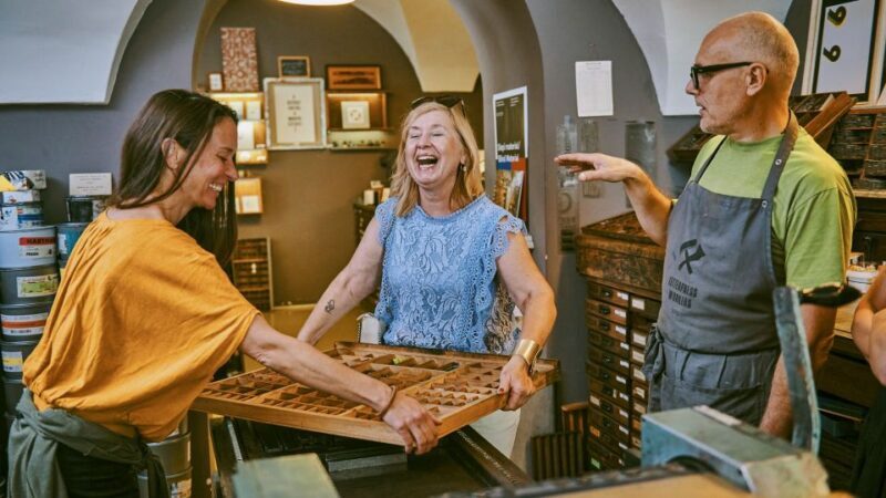 Ljubljana: Print a Poster in an Old Print Shop - Who Will Love This Experience?