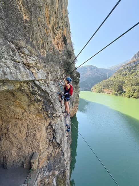 Lleida Pyrenees: Paret de les Arcades Via Ferrata with views of the lake - The Sum Up