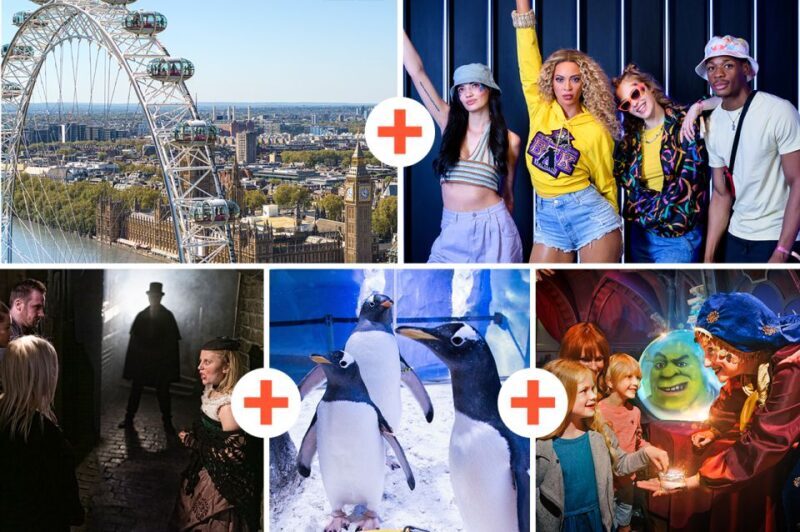 London: 5 Top Attractions Pass with Madame Tussauds - Shrek’s Adventure: A Fairytale Journey