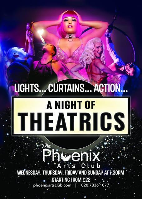 London: A Night of Theatrics! Cabaret Show - What You Can Expect from This Night of Theatrics