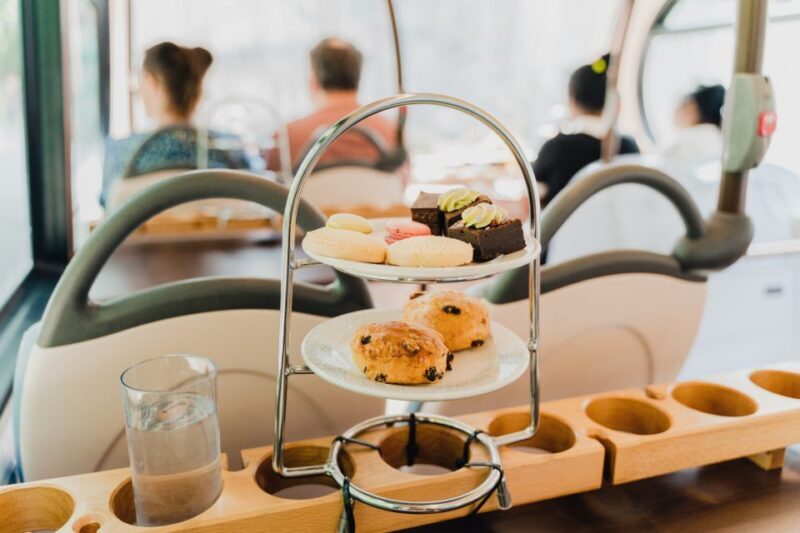 London: Afternoon Tea Bus with a Glass of Prosecco - What to Expect from the Afternoon Tea Bus