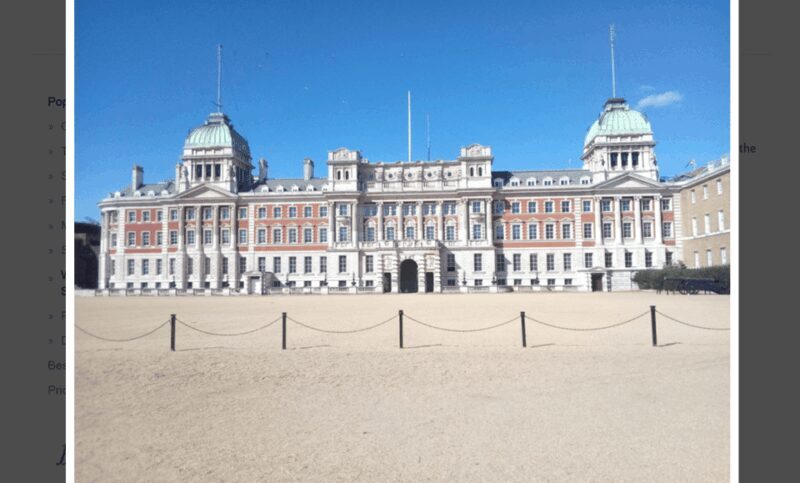 London: Bespoke Whitehall Walking Tour - The Sum Up