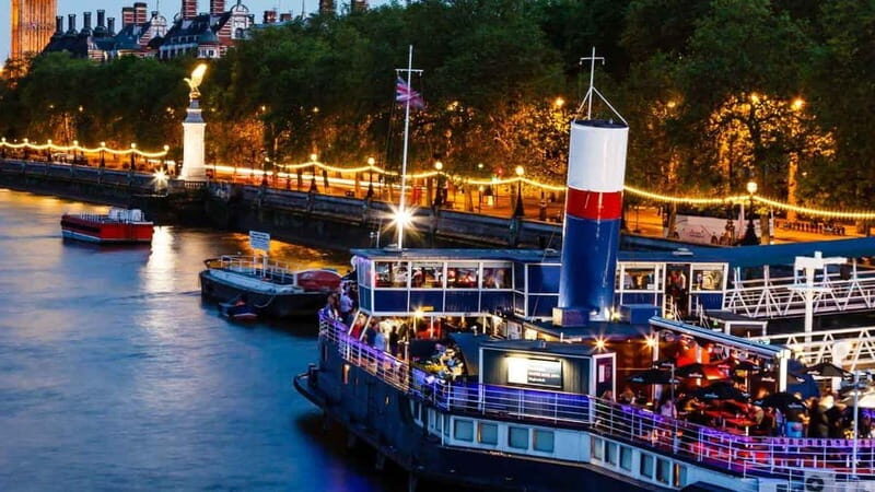 London: Boat Show Comedy Club and Nigthclub - The Itinerary in Detail